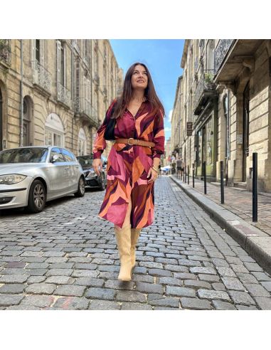 Patron de robe chemise Jane - Clématisse Pattern