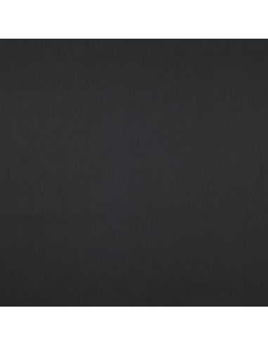 Tissu satin de coton - Noir