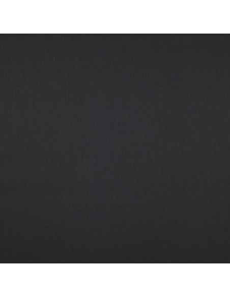 Tissu satin de coton - Noir