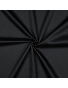 Tissu satin de coton - Noir