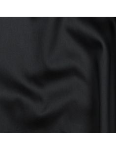 Tissu satin de coton - Noir 2