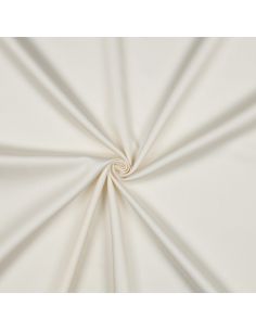 Tissu satin de coton - Écru
