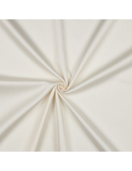 Tissu satin de coton - Écru
