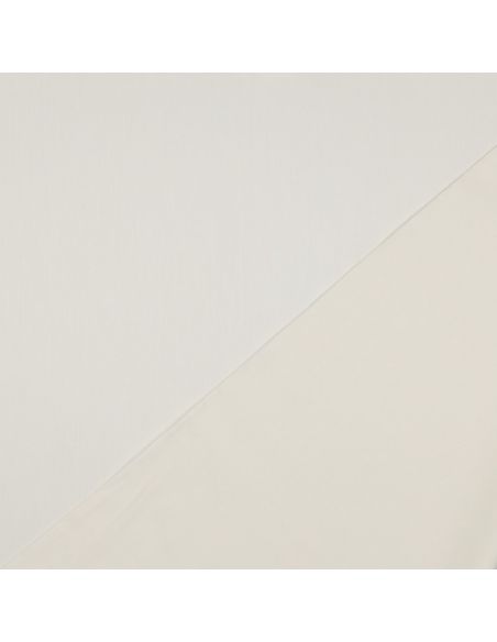 Tissu satin de coton - Écru