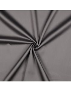 Tissu satin de coton - Gris
