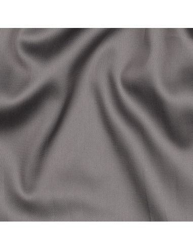 Tissu satin de coton - Gris