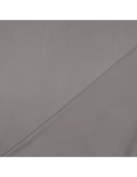 Tissu satin de coton - Gris