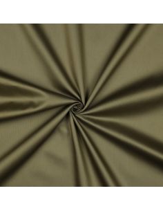 Tissu satin de coton - Vert mousse