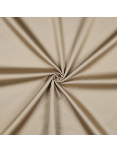 Tissu satin de coton - Beige