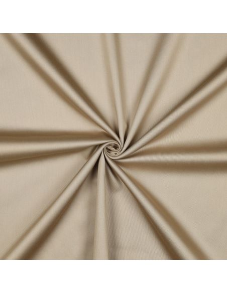 Tissu satin de coton - Beige