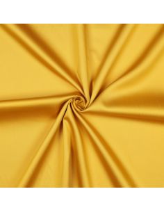 Tissu satin de coton - Jaune
