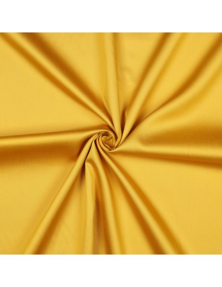 Tissu satin de coton - Jaune
