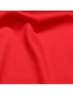 Tissu satin de coton - Rouge 2