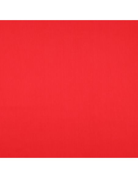 Tissu satin de coton - Rouge
