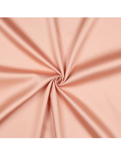 Tissu satin de coton - Saumon