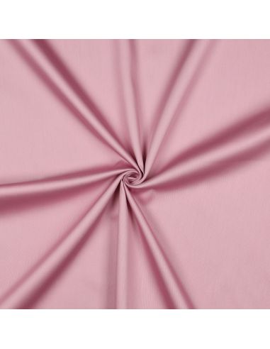 Tissu satin de coton - Rose