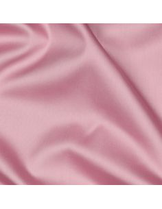 Tissu satin de coton - Rose 2