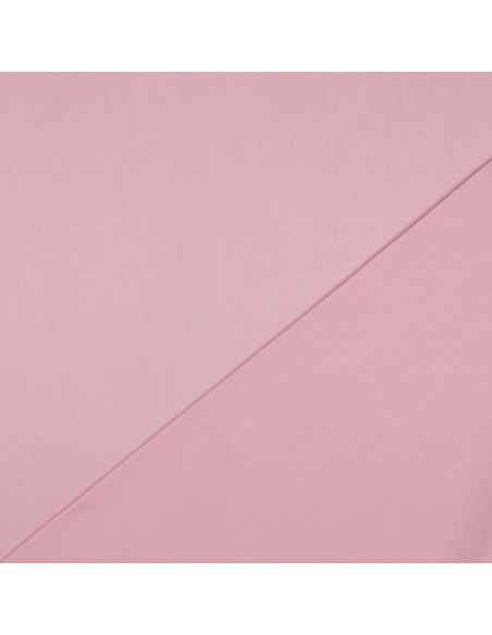 Tissu satin de coton - Rose