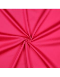 Tissu satin de coton - Rose vif
