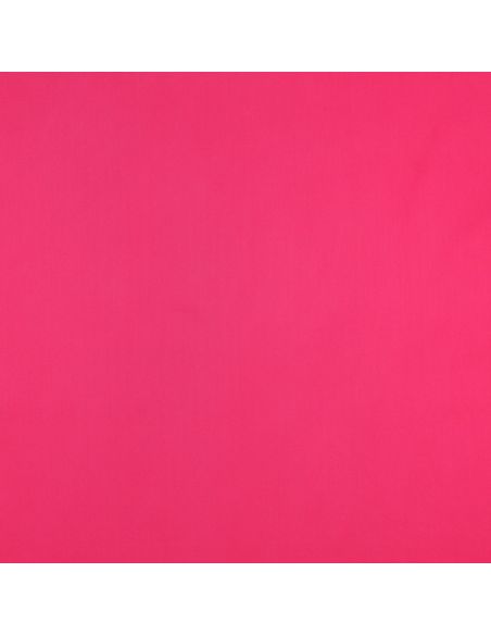 Tissu satin de coton - Rose vif