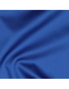 Tissu satin de coton - Bleu cobalt 2