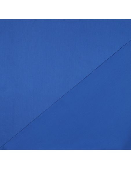 Tissu satin de coton - Bleu cobalt