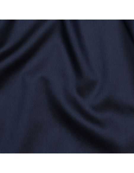 Tissu satin de coton - Bleu marine