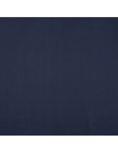 Tissu satin de coton - Bleu marine