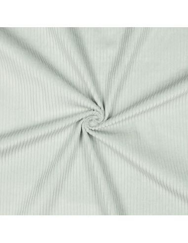 Tissu velours côtelé coton - Menthe glacial