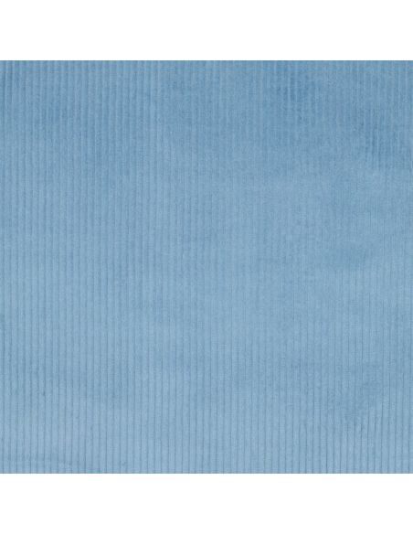 Tissu velours côtelé coton - Bleu