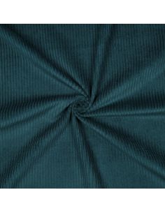 Tissu velours côtelé coton - Vert émeraude