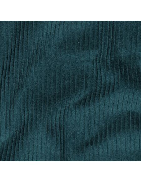 Tissu velours côtelé coton - Vert émeraude