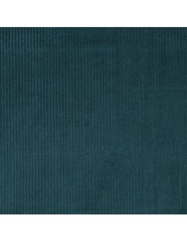 Tissu velours côtelé coton - Vert émeraude