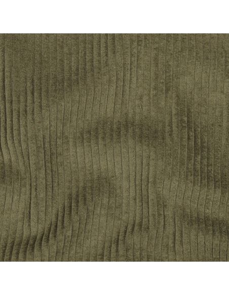 Tissu velours côtelé coton - Vert militaire