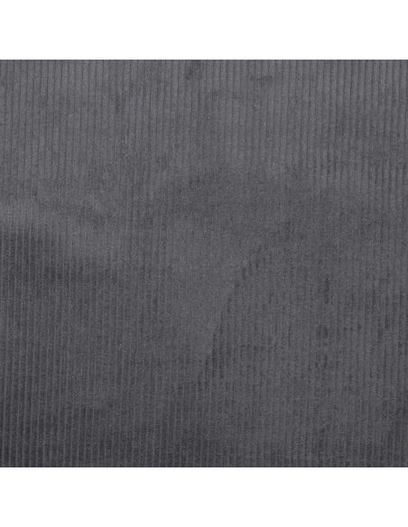 Tissu velours côtelé coton - Gris foncé