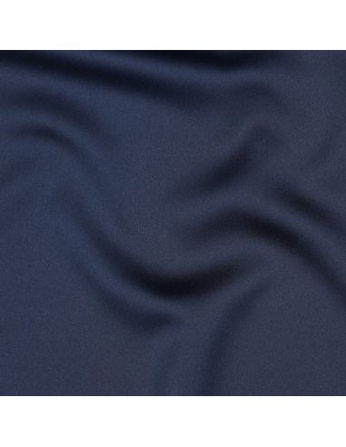 Tissu satin royal - Bleu marine