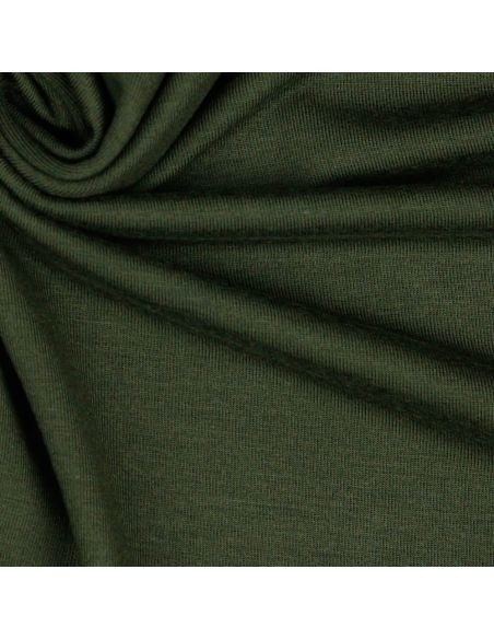 Tissu jersey tencel modal - Vert foncé