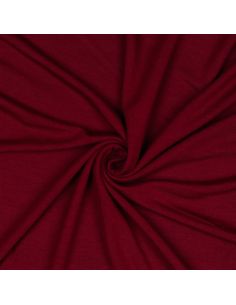 Tissu jersey tencel modal - Rouge foncé