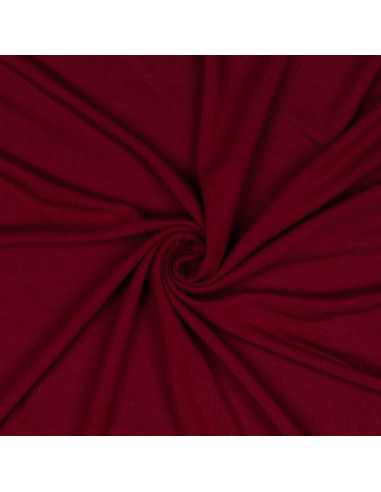 Tissu jersey tencel modal - Rouge foncé