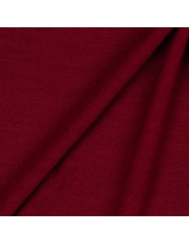 Tissu jersey tencel modal - Rouge foncé