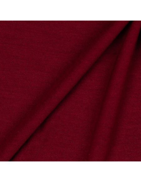 Tissu jersey tencel modal - Rouge foncé