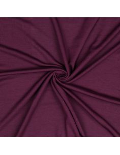 Tissu jersey tencel modal - Aubergine