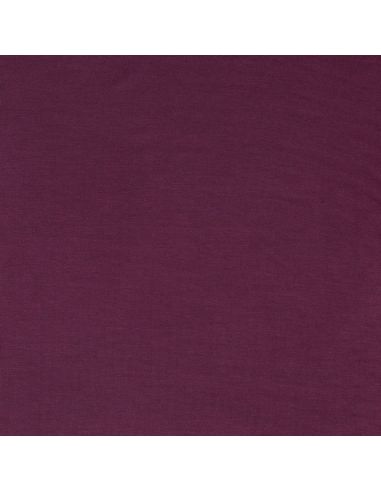 Tissu jersey tencel modal - Aubergine
