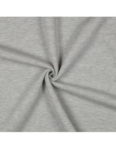 Tissu sweat pailleté - Gris