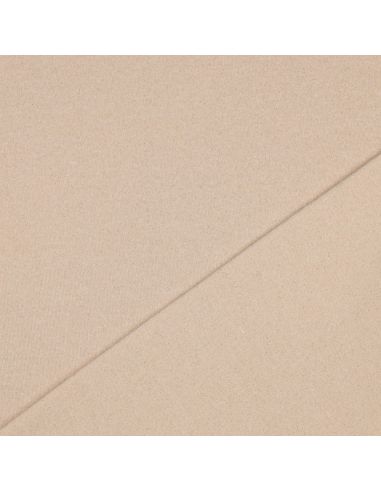 Tissu sweat pailleté - Sable