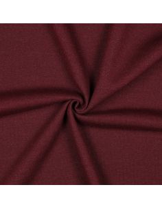 Tissu sweat pailleté - Aubergine
