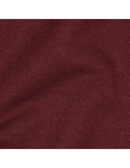Tissu sweat pailleté - Aubergine