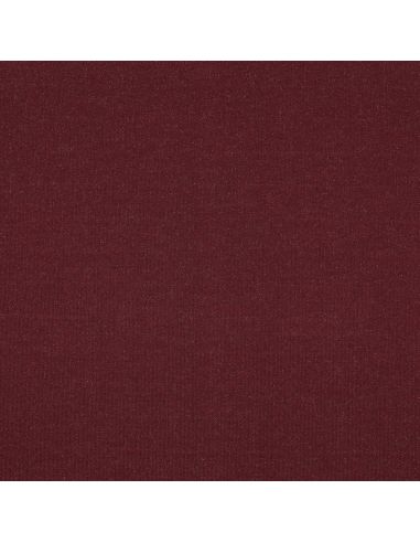 Tissu sweat pailleté - Aubergine