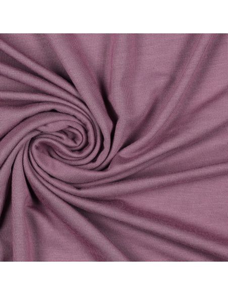 Tissu jersey tencel modal - Bois de rose
