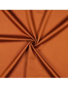 Tissu satin de coton - Brique